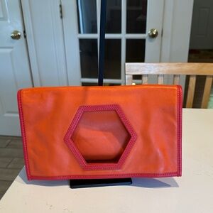 Jonathan Adler Orange and Pink Tote